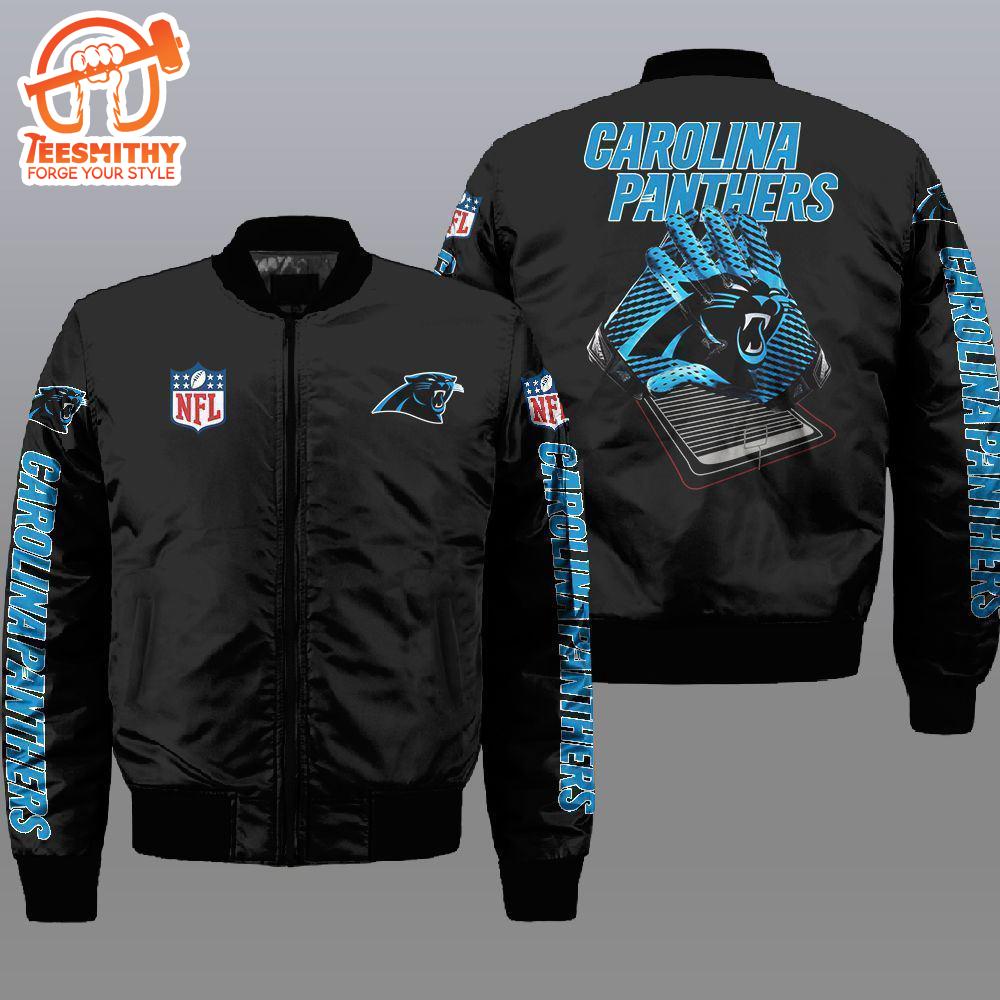 Nfl Carolina Panthers 3D Bomber Jacket  Gift For Fans