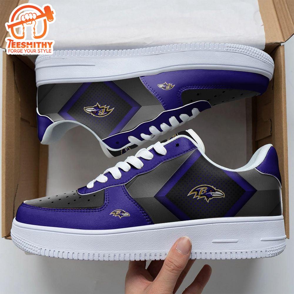 NFL Custom  Baltimore Ravens Air Force 1 Shoes For Fans  Gift For Christmas