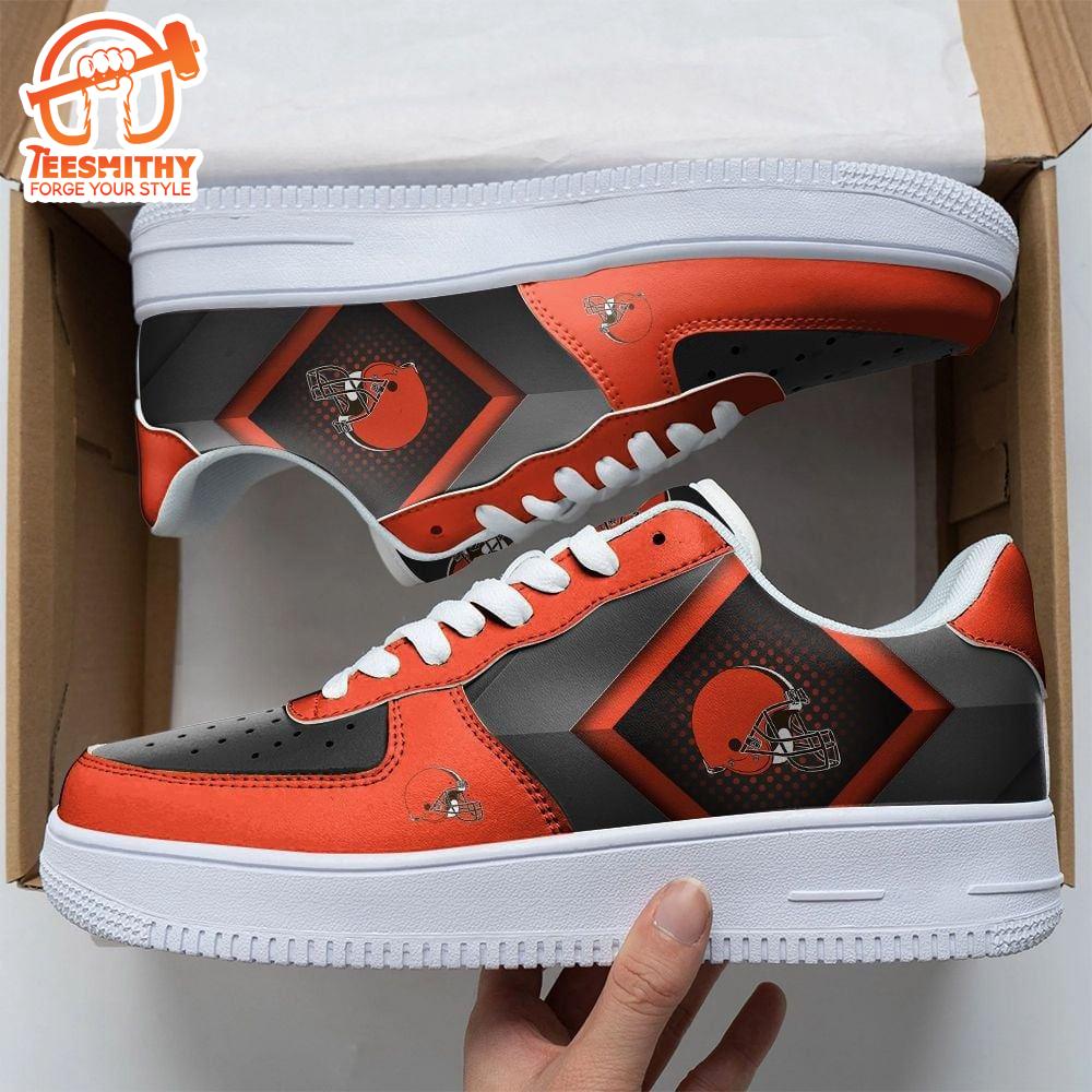 NFL Custom  Cleveland Browns Air Force 1 Shoes For Fans  Gift For Christmas