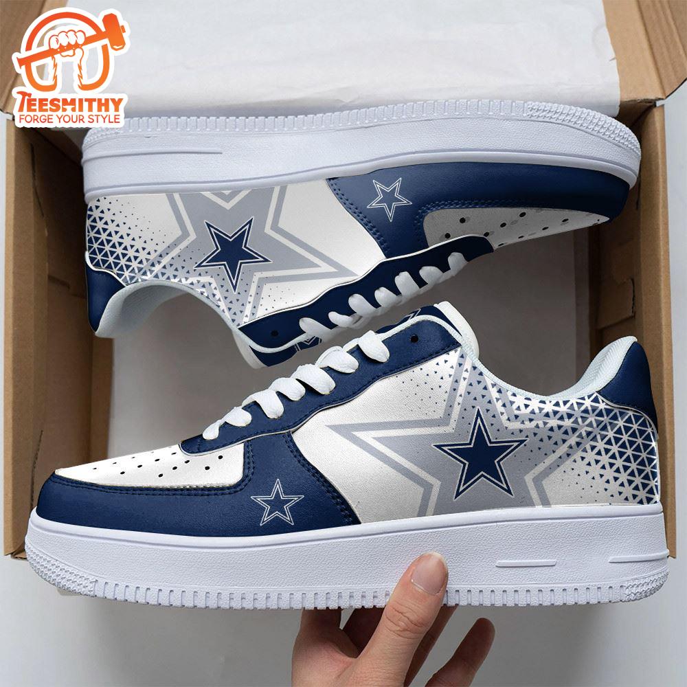 NFL Custom  Dallas Cowboys Air Force 1 Shoes For Fans  Gift For Christmas