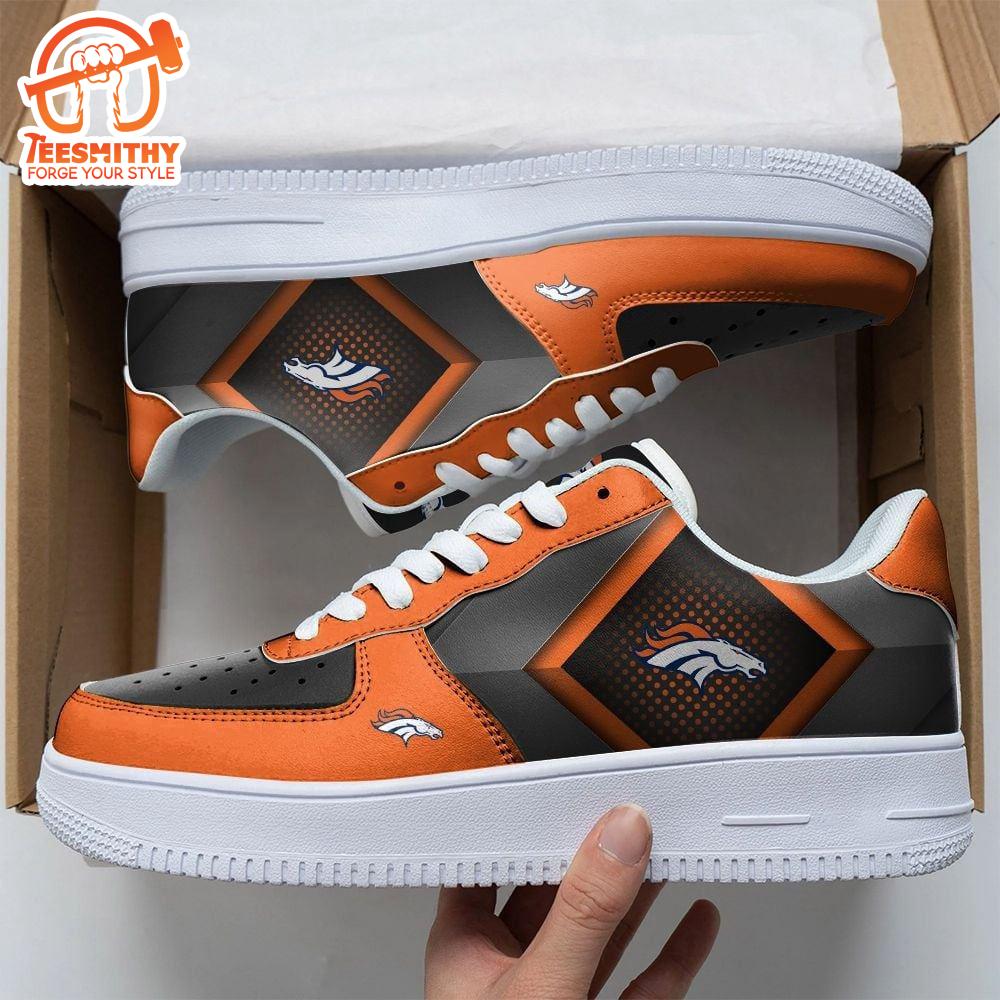 NFL Custom  Denver Broncos Air Force 1 Shoes For Fans  Gift For Christmas