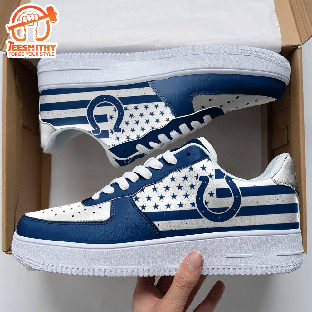 NFL Custom  Indianapolis Colts Air Force 1 Shoes For Fans  Gift For Christmas