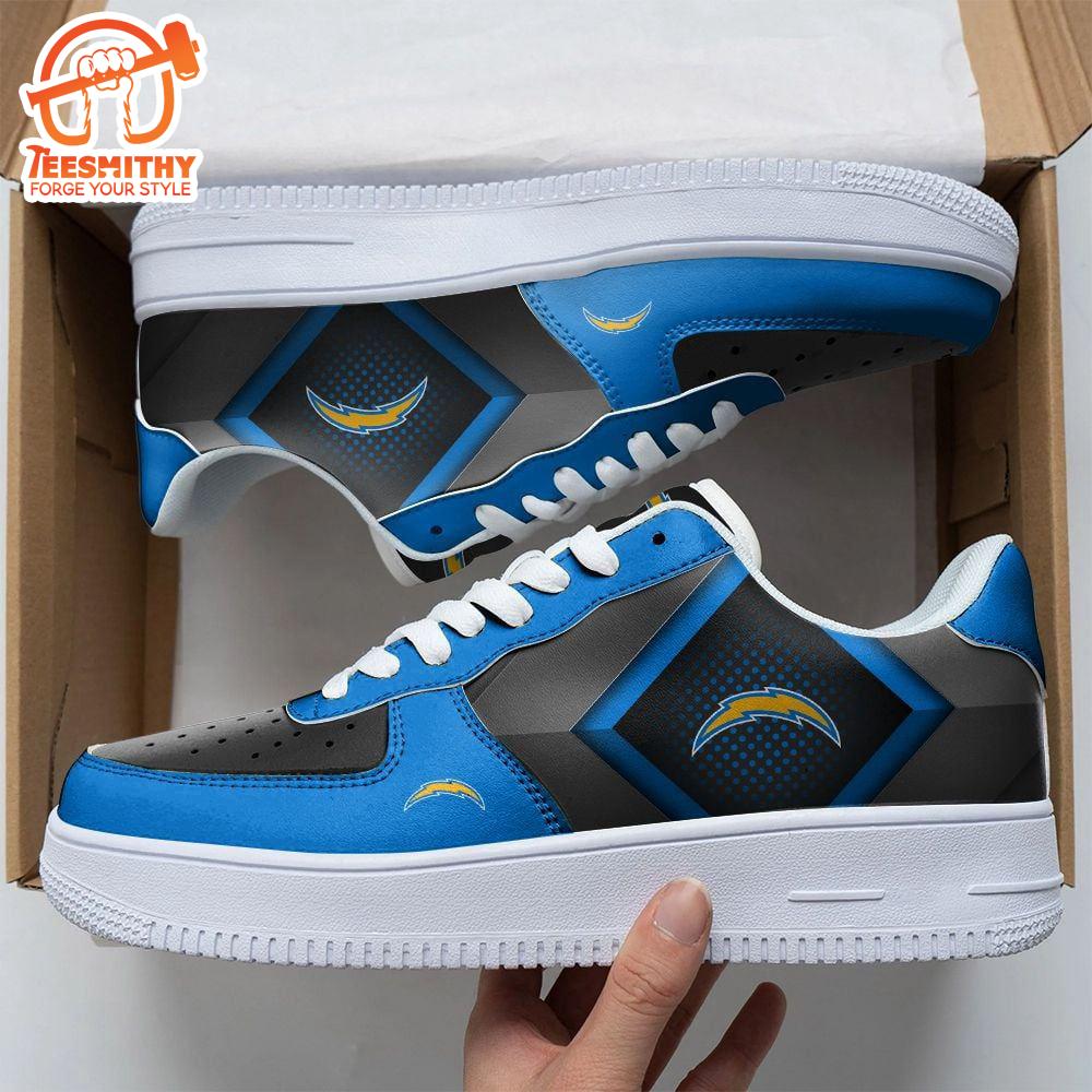 NFL Custom  Los Angeles Chargers Air Force 1 Shoes For Fans  Gift For Christmas