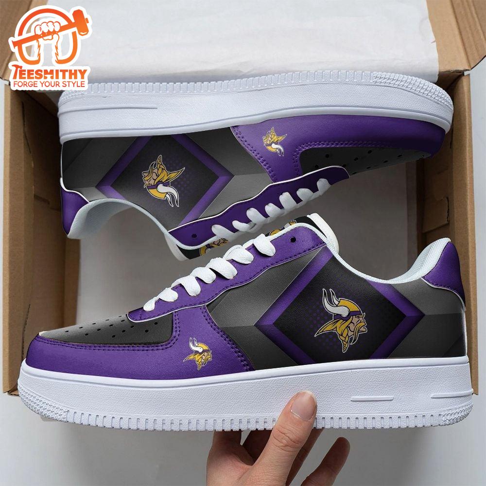 NFL Custom  Minnesota Vikings Air Force 1 Shoes For Fans  Gift For Christmas