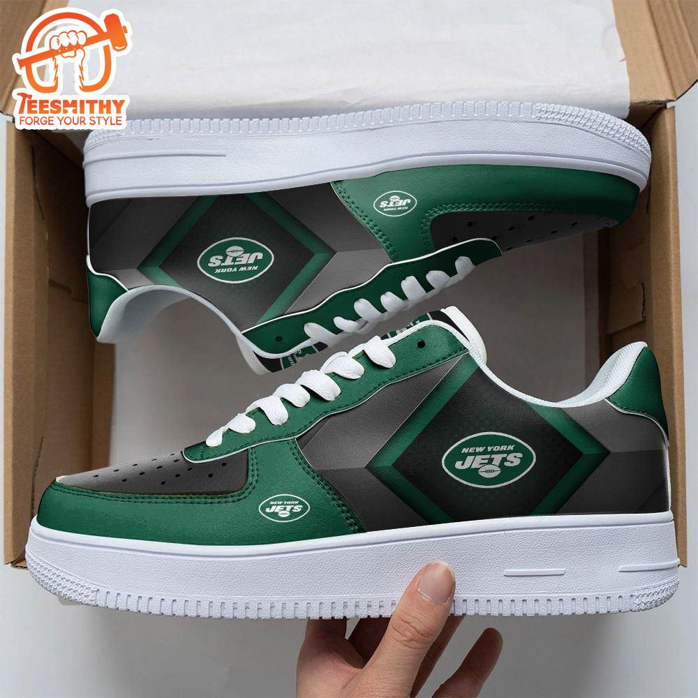 NFL Custom  New York Jets Air Force 1 Shoes For Fans  Gift For Christmas