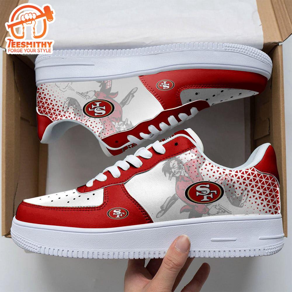 NFL Custom  San Francisco 49ers Air Force 1 Shoes For Fans  Gift For Christmas