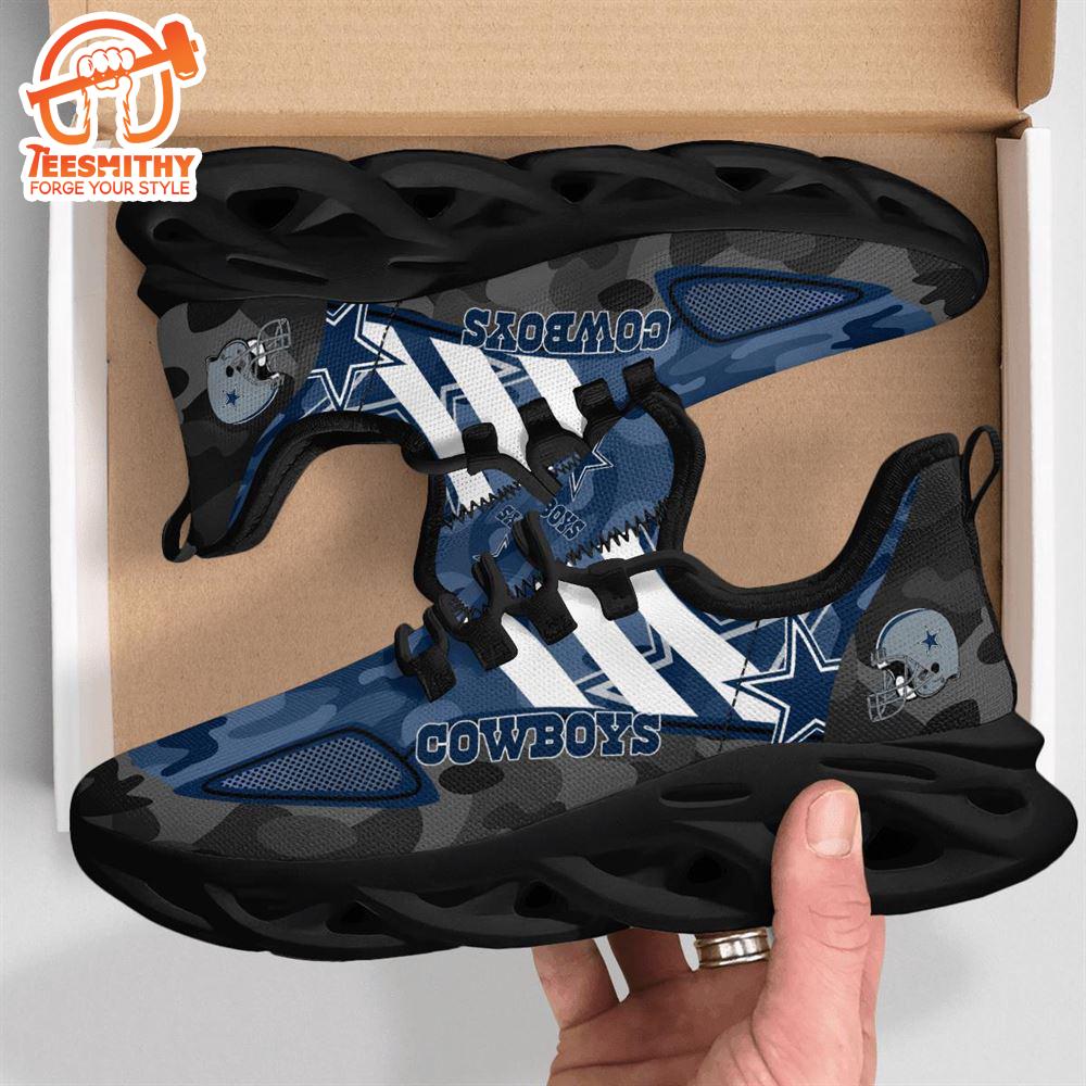 NFL Dallas Cowboys Military Camouflage M Soul Shoes  For Fans Sports