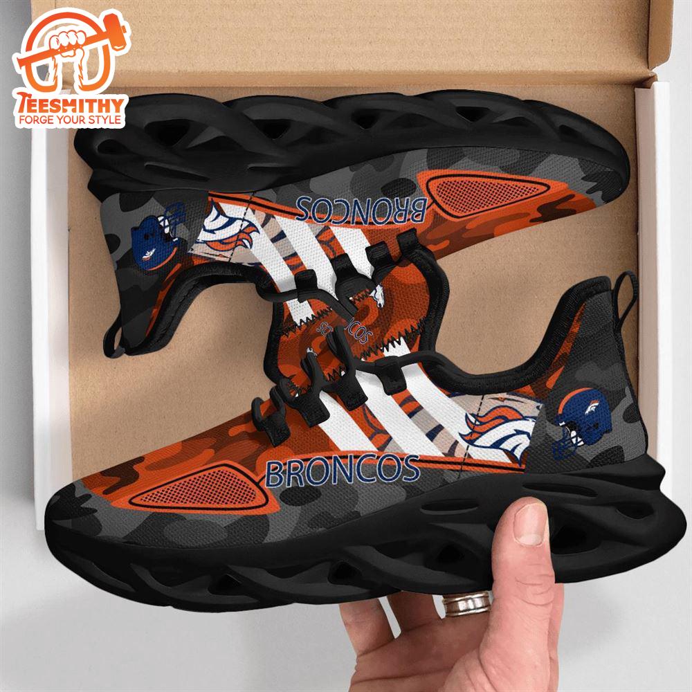 NFL Denver Broncos Military Camouflage M Soul Shoes  For Fans Sports