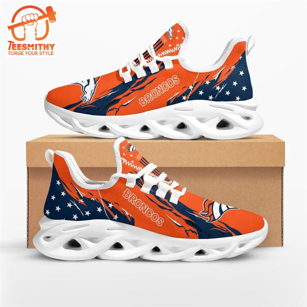 NFL Denver Broncos Stars and Stripes M Soul Shoes  For Fans Sports