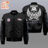 Nfl Denver Broncos Wings Skull 3D Bomber Jacket  Gift For Fans