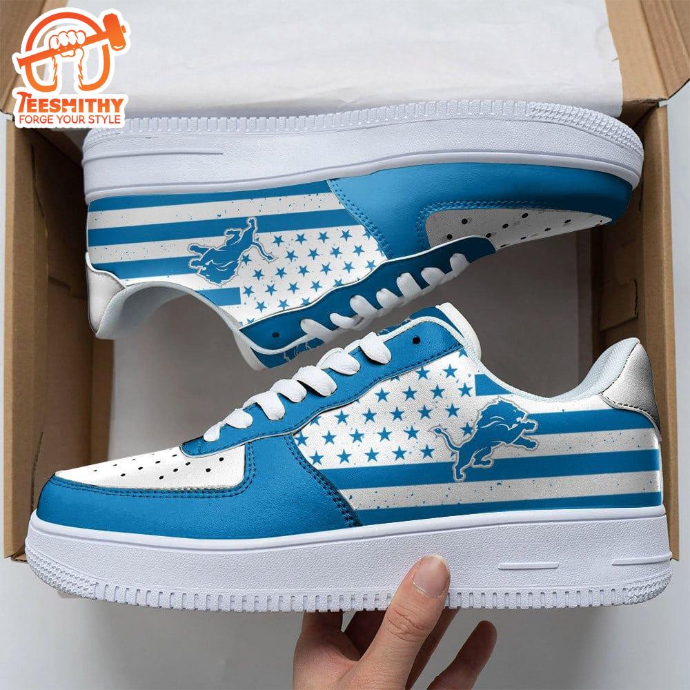 NFL Detroit Lions Air Force 1   Gift For Christmas