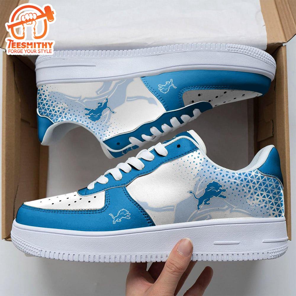 NFL Detroit Lions Air Force 1 Shoes For Fans  Gift For Christmas