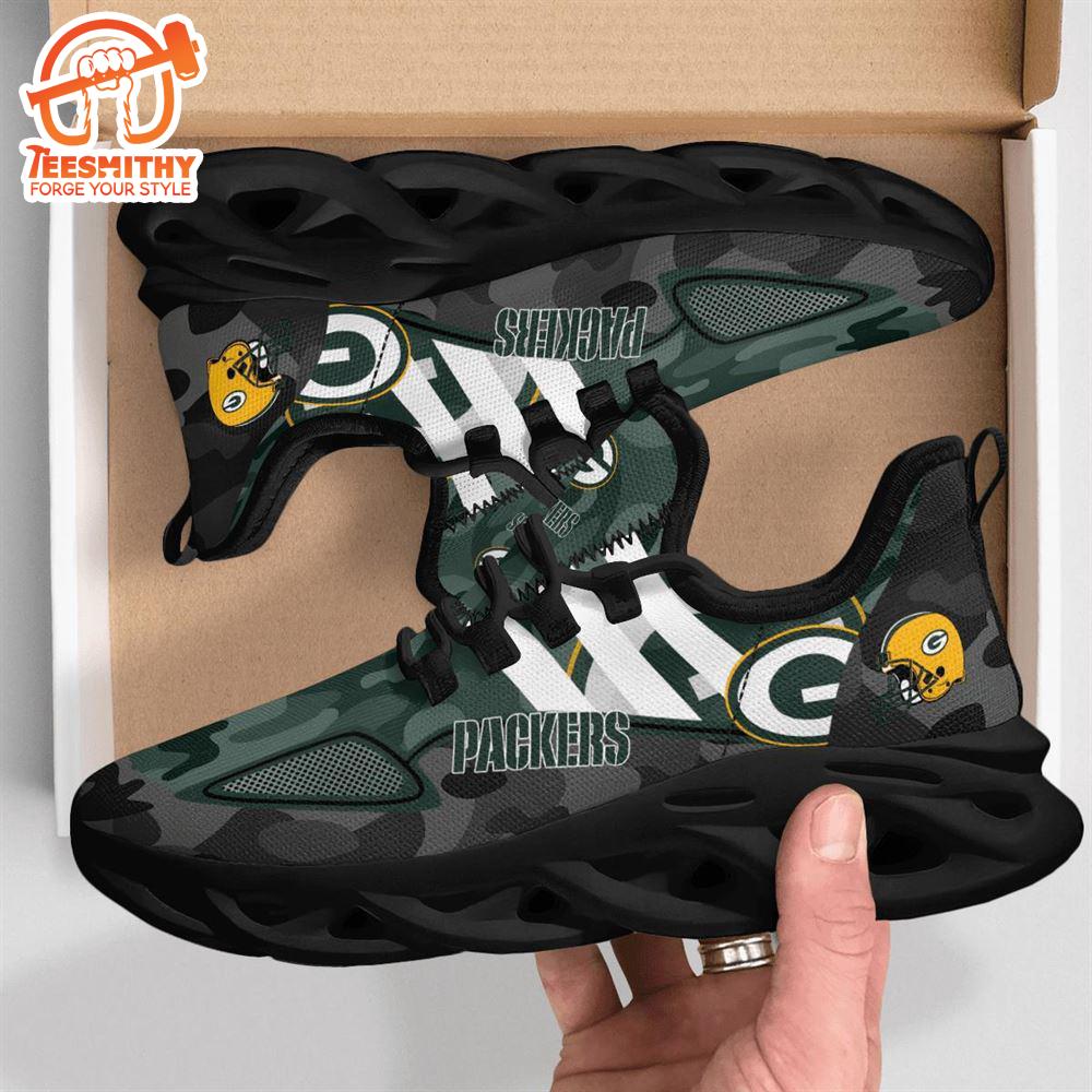 NFL Green Bay Packers Military Camouflage M Soul Shoes  For Fans Sports