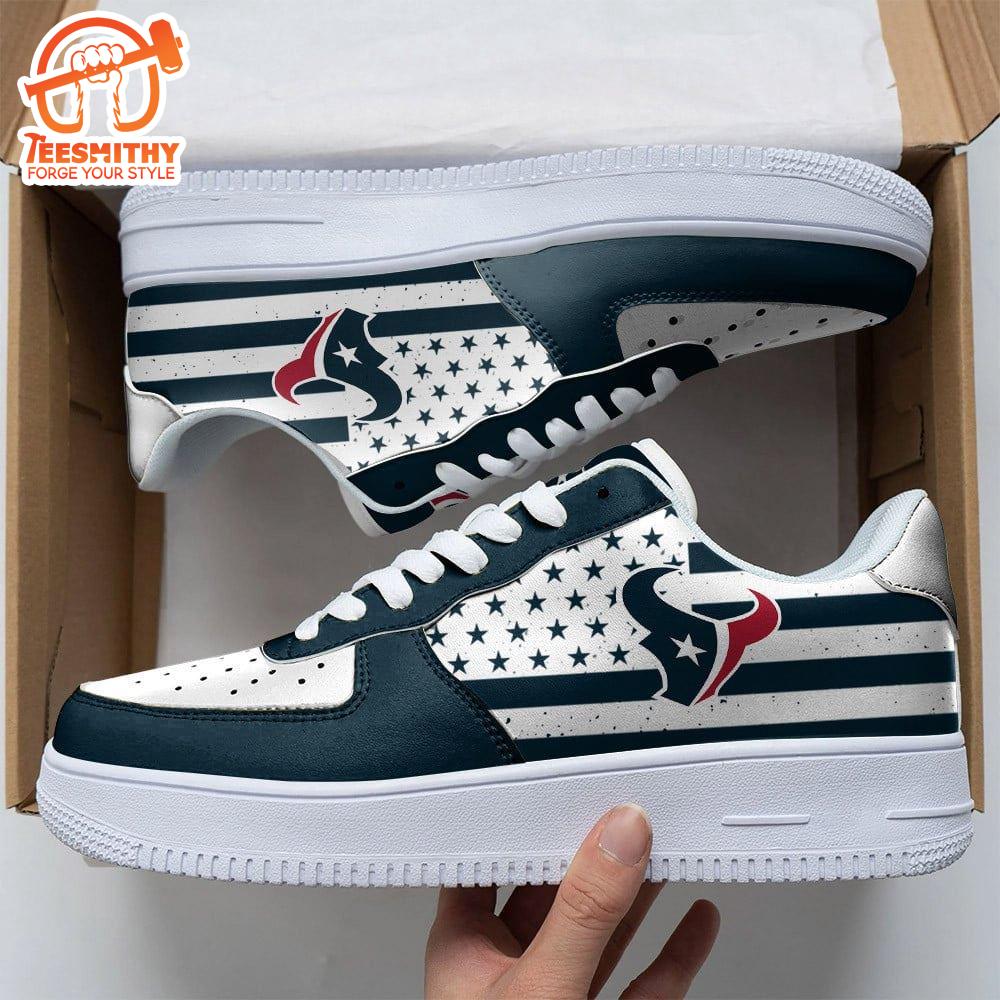 NFL Houston Texans Air Force 1 Shoes For Fans  Gift For Christmas