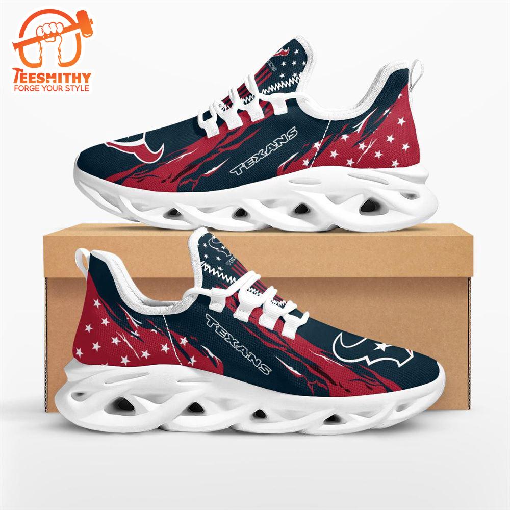 NFL Houston Texans Stars and Stripes M Soul Shoes  For Fans Sports