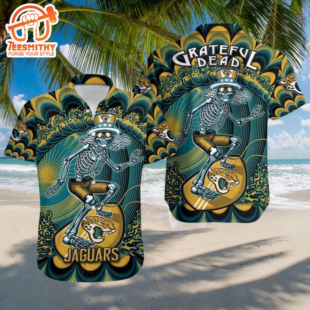 NFL Jacksonville Jaguars Grateful Dead Hawaiian Shirt