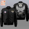 Nfl Jacksonville Jaguars Wings Skull 3D Bomber Jacket  Gift For Fans