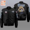 Nfl Los Angeles Rams 3D Bomber Jacket  Gift For Fans