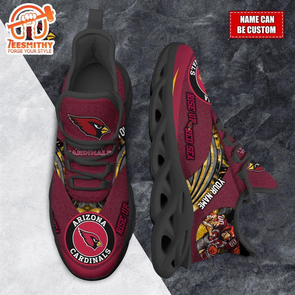 NFL Max Soul Shoes, Arizona Cardinals Clunky Shoes Custom For Fans