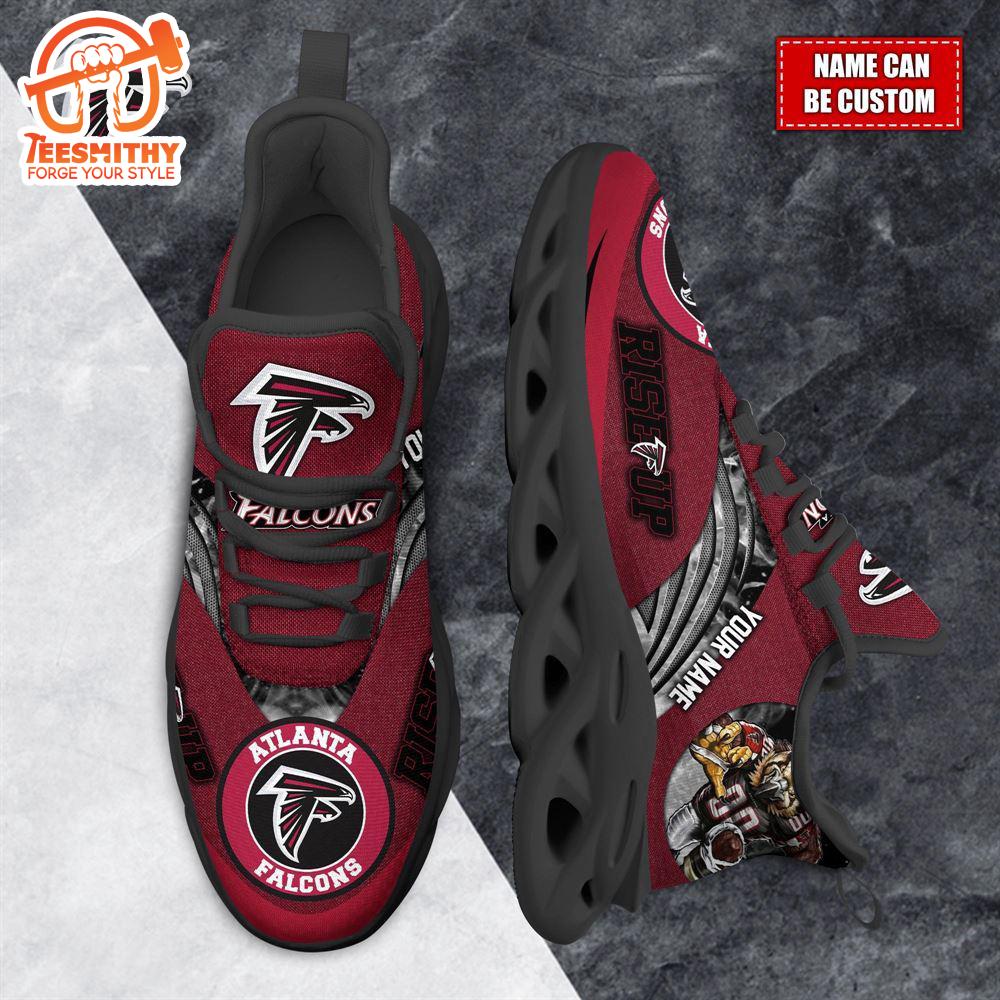 NFL Max Soul Shoes, Atlanta Falcons Clunky Shoes Custom For Fans