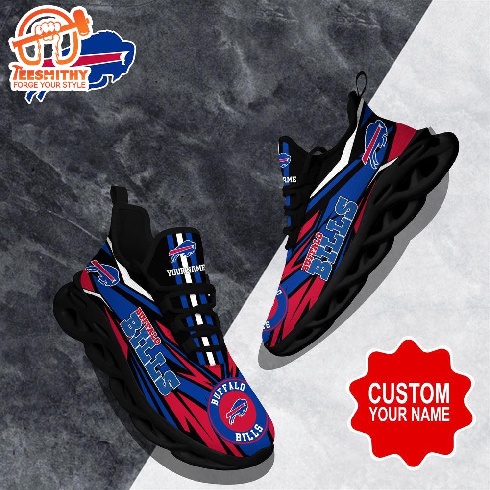 NFL Max Soul Shoes, Buffalo Bills Clunky Shoes Custom Custom Name Football