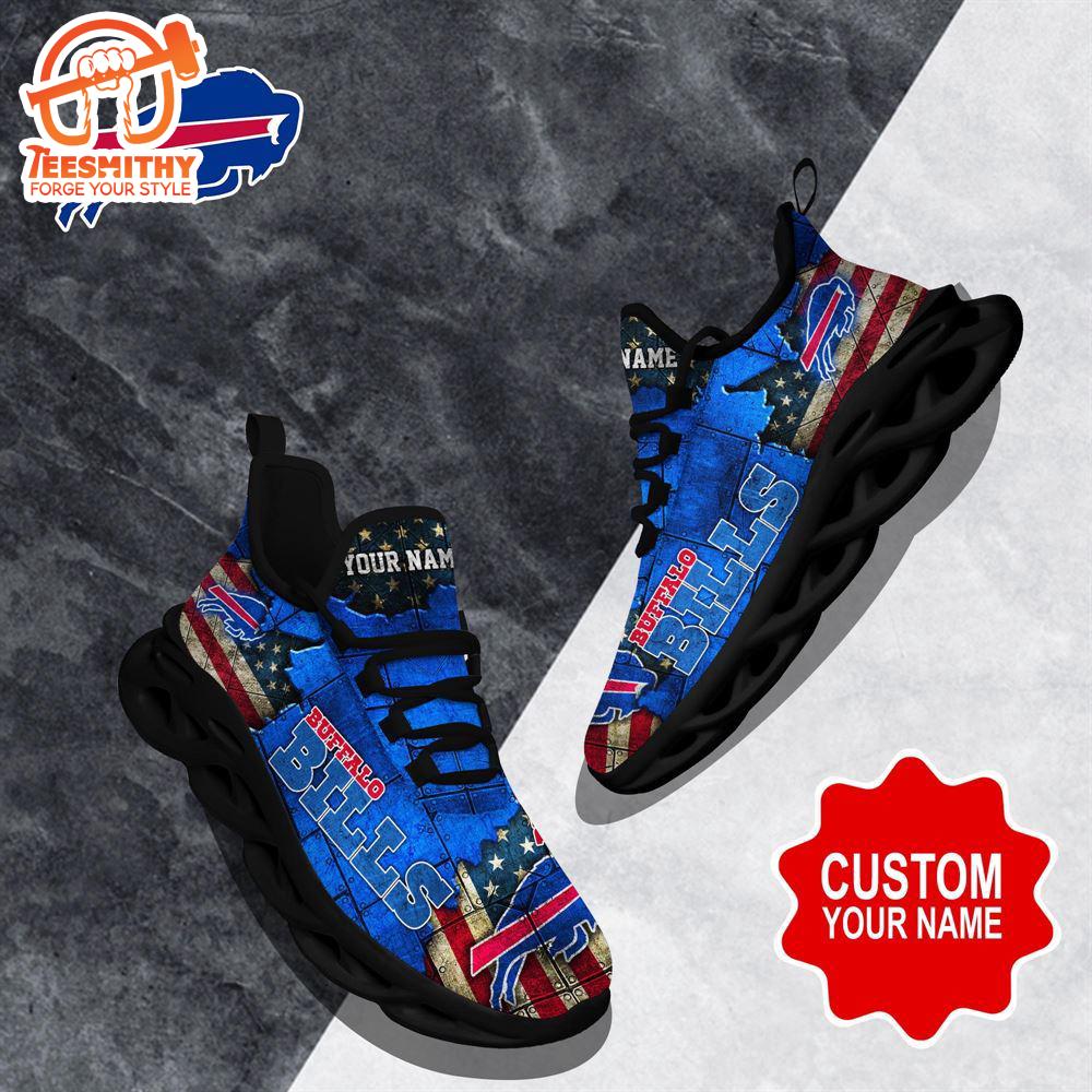 NFL Max Soul Shoes, Buffalo Bills Clunky Shoes Custom Gift Women And Men