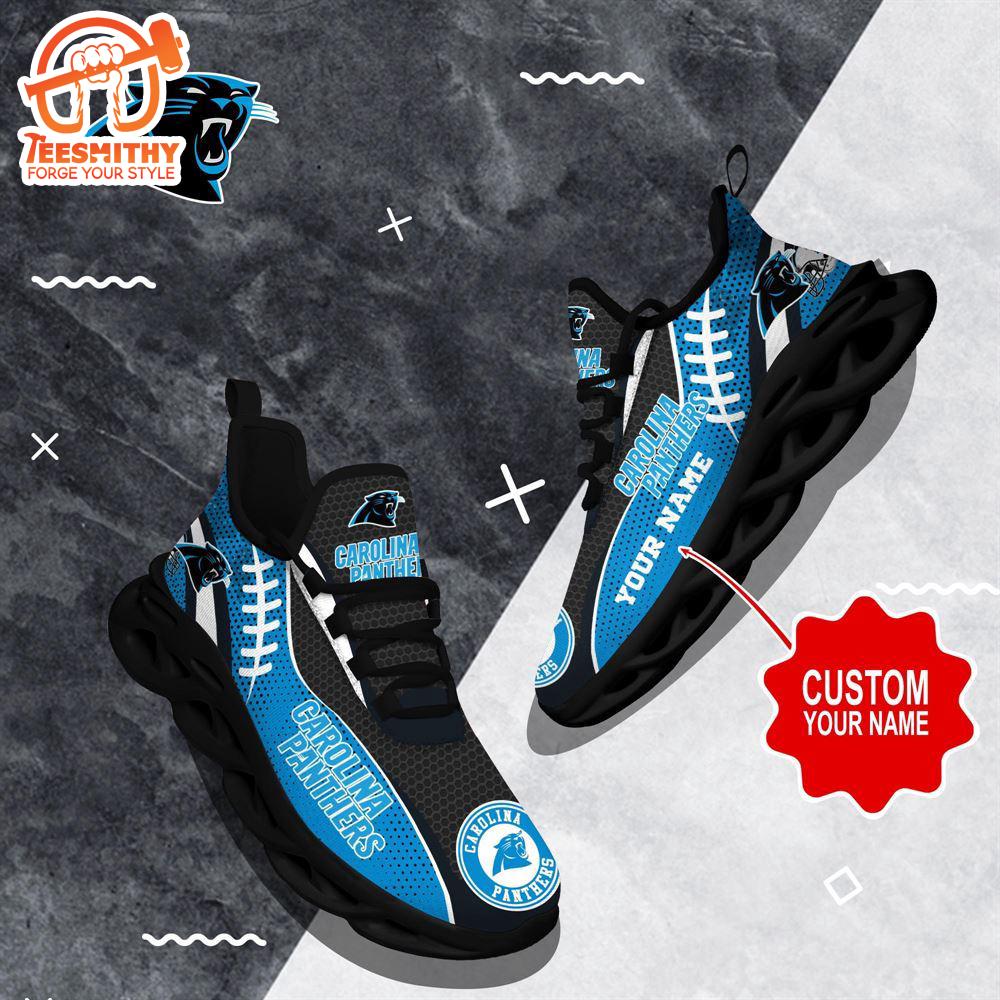 NFL Max Soul Shoes, Carolina Panthers Shoes Custom Nfl Sport Loves