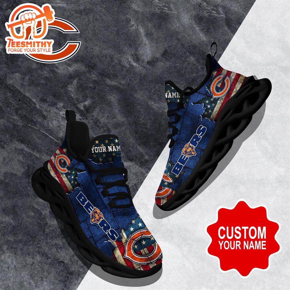 NFL Max Soul Shoes, Chicago Bears Clunky Shoes Custom Gift Women And Men