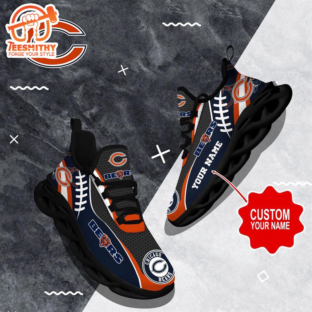 NFL Max Soul Shoes, Chicago Bears Shoes Custom Nfl Sport Loves