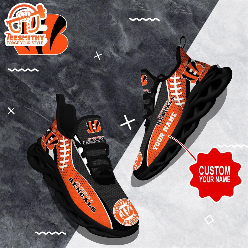 NFL Max Soul Shoes, Cincinnati Bengals Shoes Custom Nfl Sport Loves