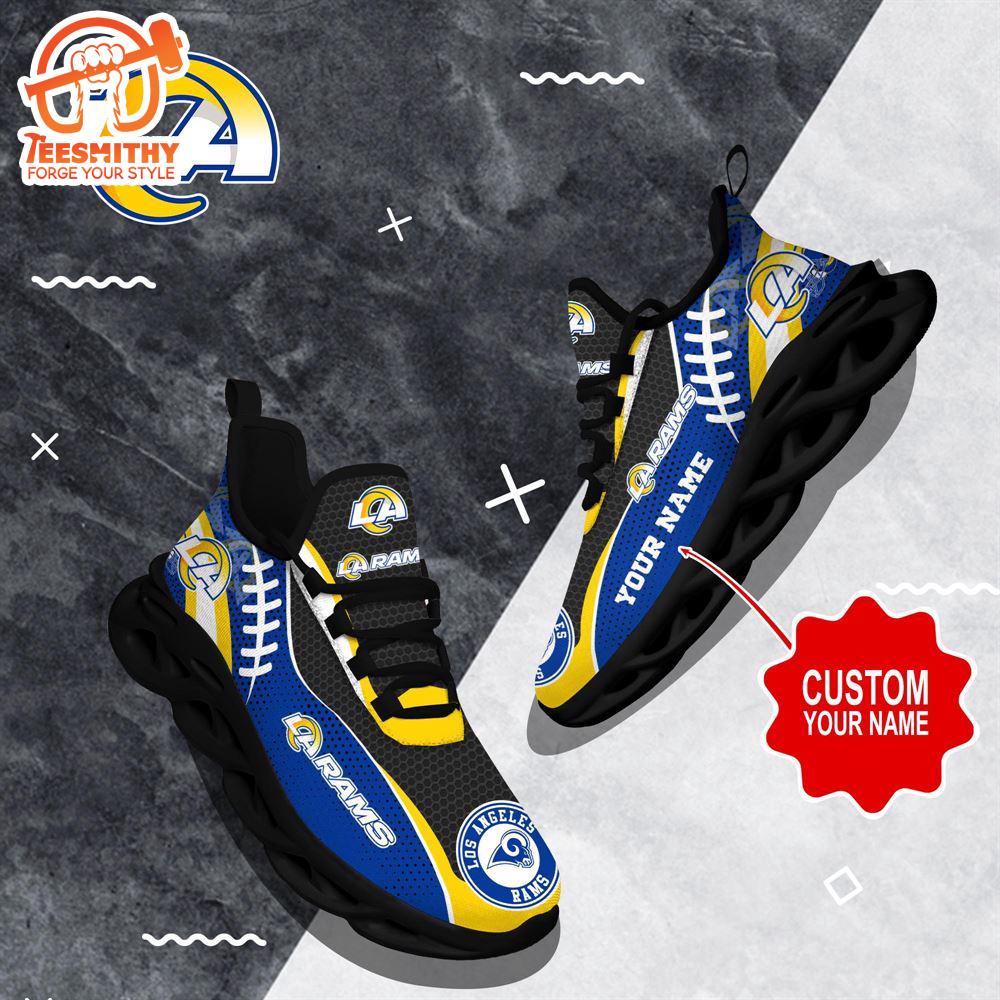 NFL Max Soul Shoes, Los Angeles Rams Shoes Custom Nfl Sport Loves