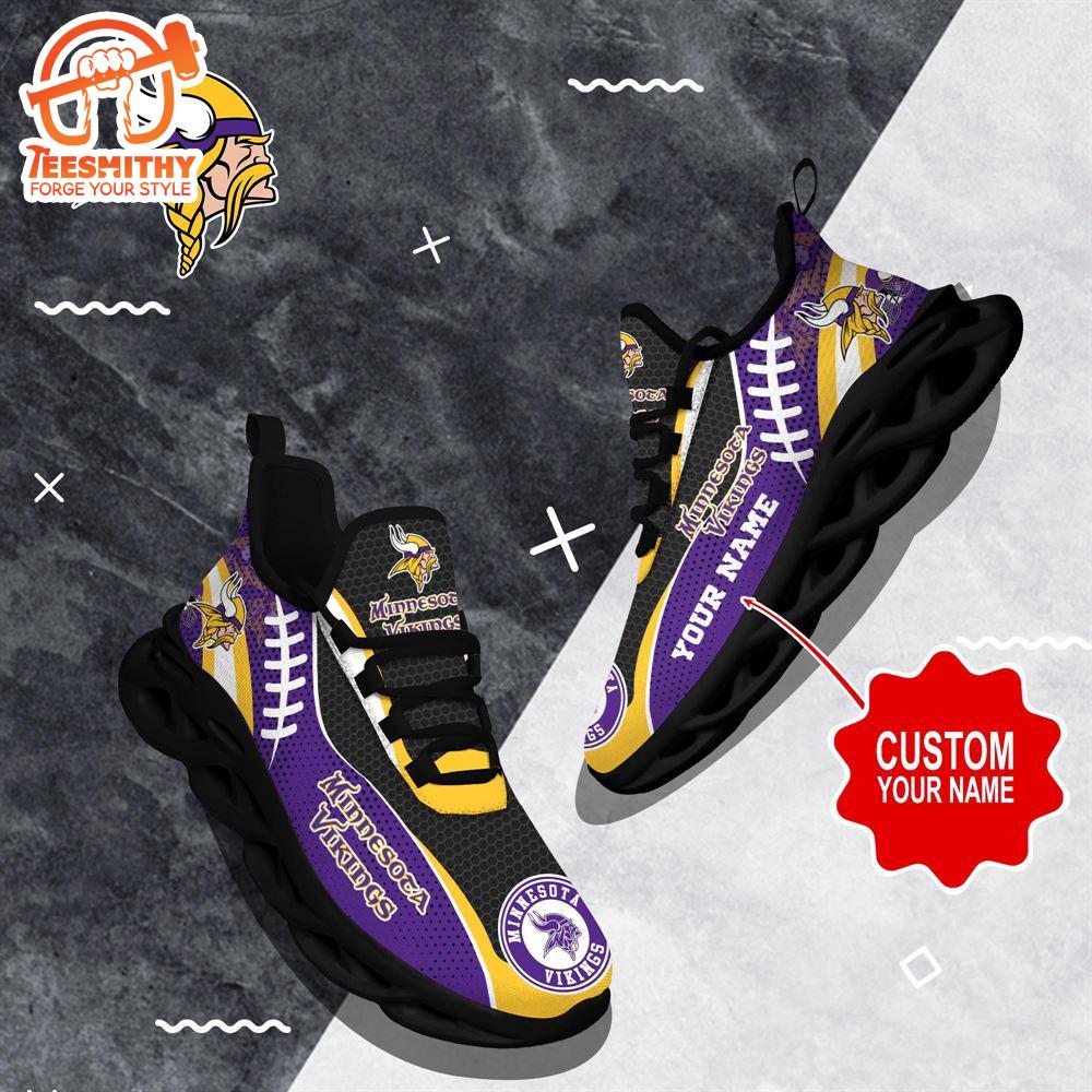 NFL Max Soul Shoes, Minnesota Vikings Shoes Custom Nfl Sport Loves