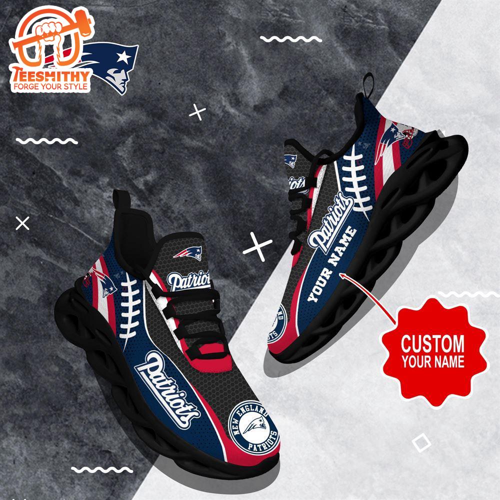 NFL Max Soul Shoes, New England Patriots Shoes Custom Nfl Sport Loves