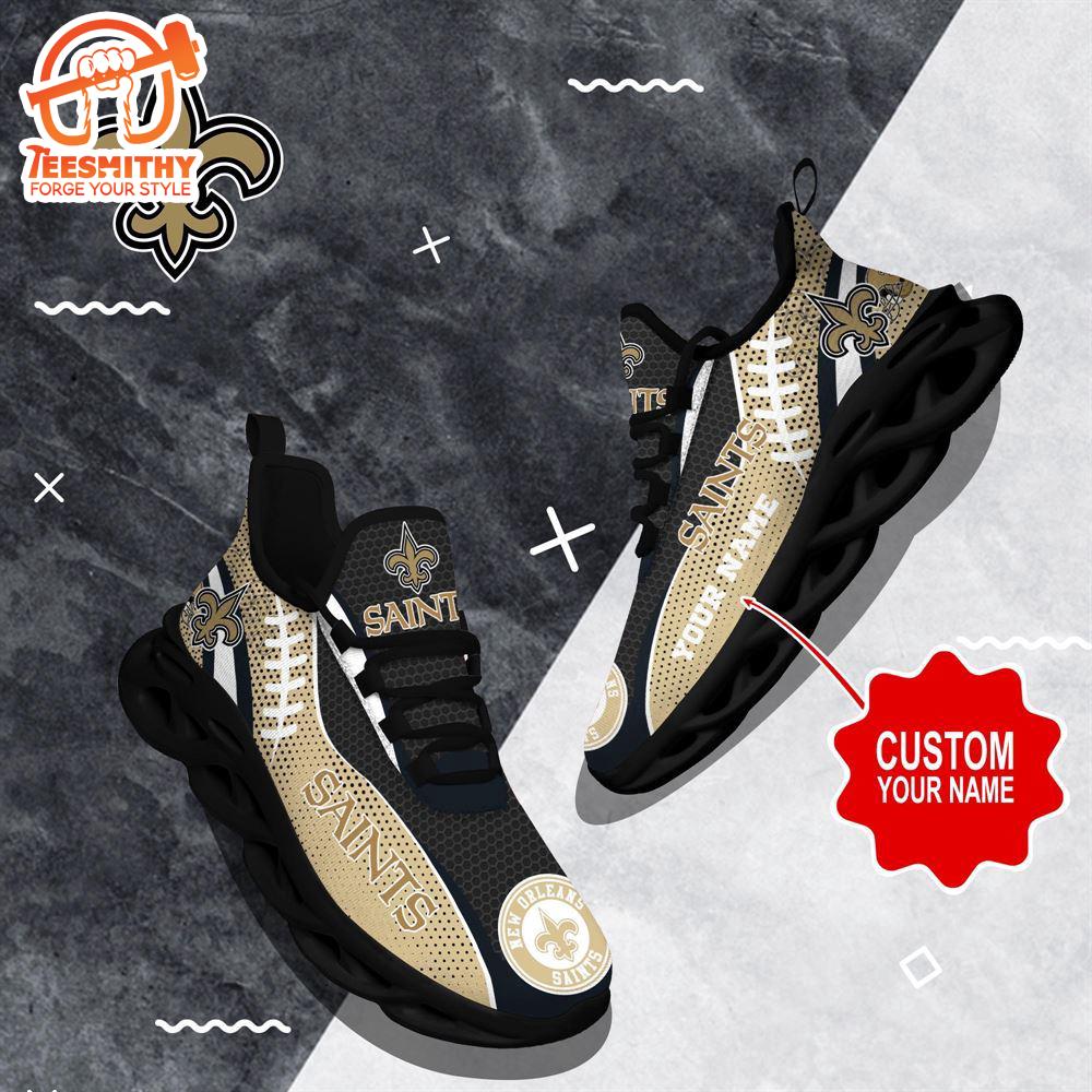 NFL Max Soul Shoes, New Orleans Saints Shoes Custom Nfl Sport Loves