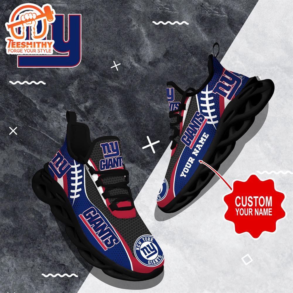 NFL Max Soul Shoes, New York Giants Shoes Custom Nfl Sport Loves