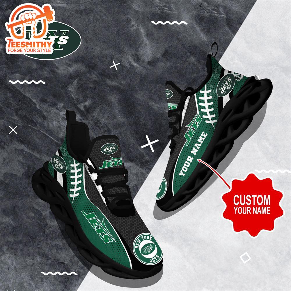 NFL Max Soul Shoes, New York Jets Shoes Custom Nfl Sport Loves