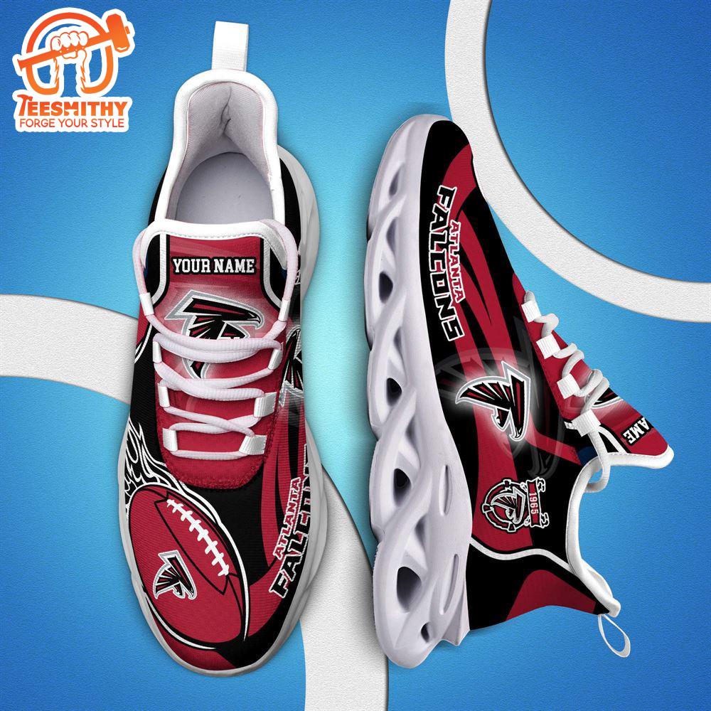 NFL Max Soul Shoes, Nfl Atlanta Falcons White C Shoes For Fans