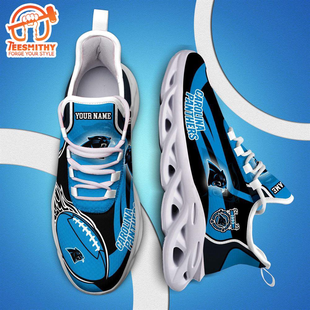 NFL Max Soul Shoes, Nfl Carolina Panthers White C Shoes For Fans