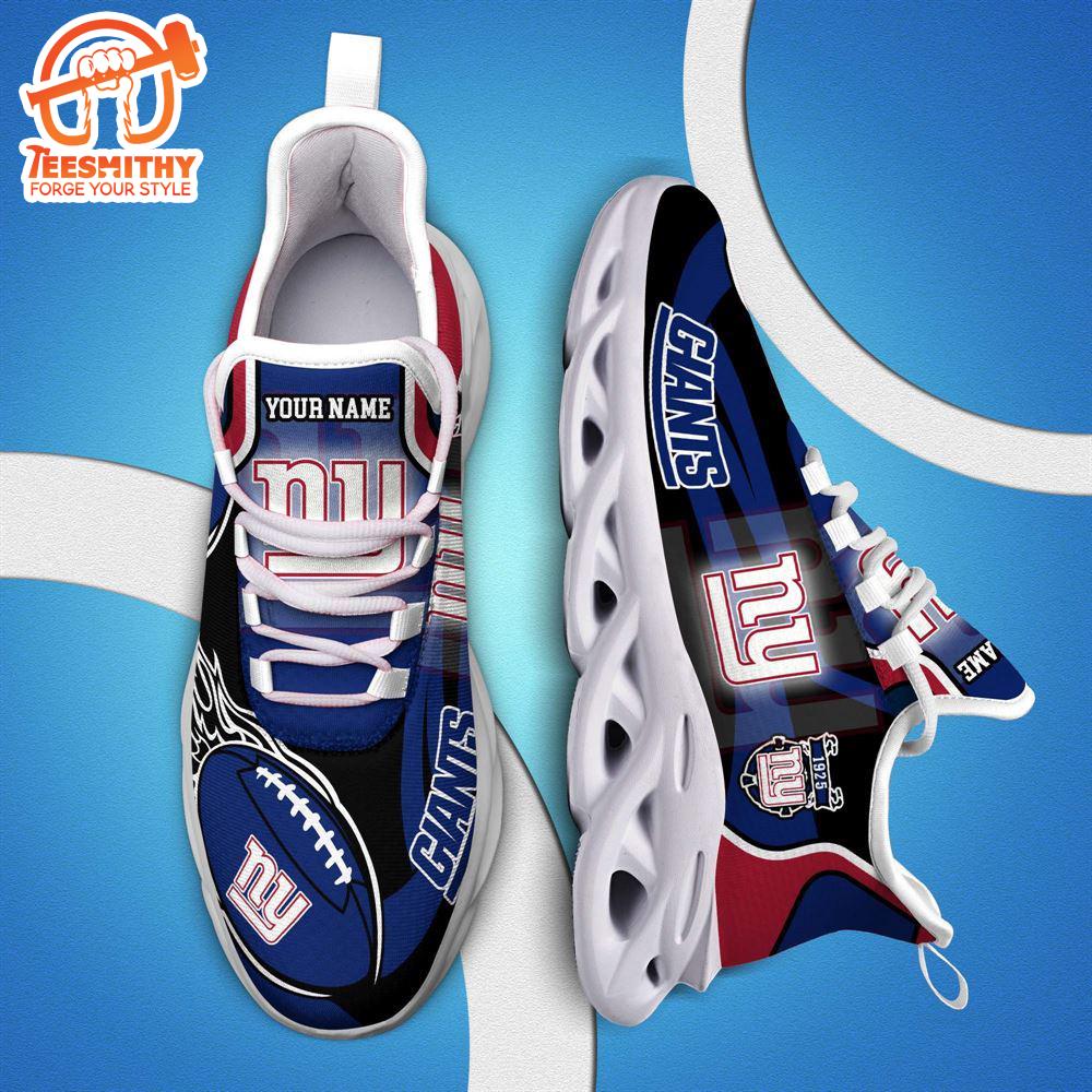 NFL Max Soul Shoes, Nfl New York Giants White C Shoes For Fans