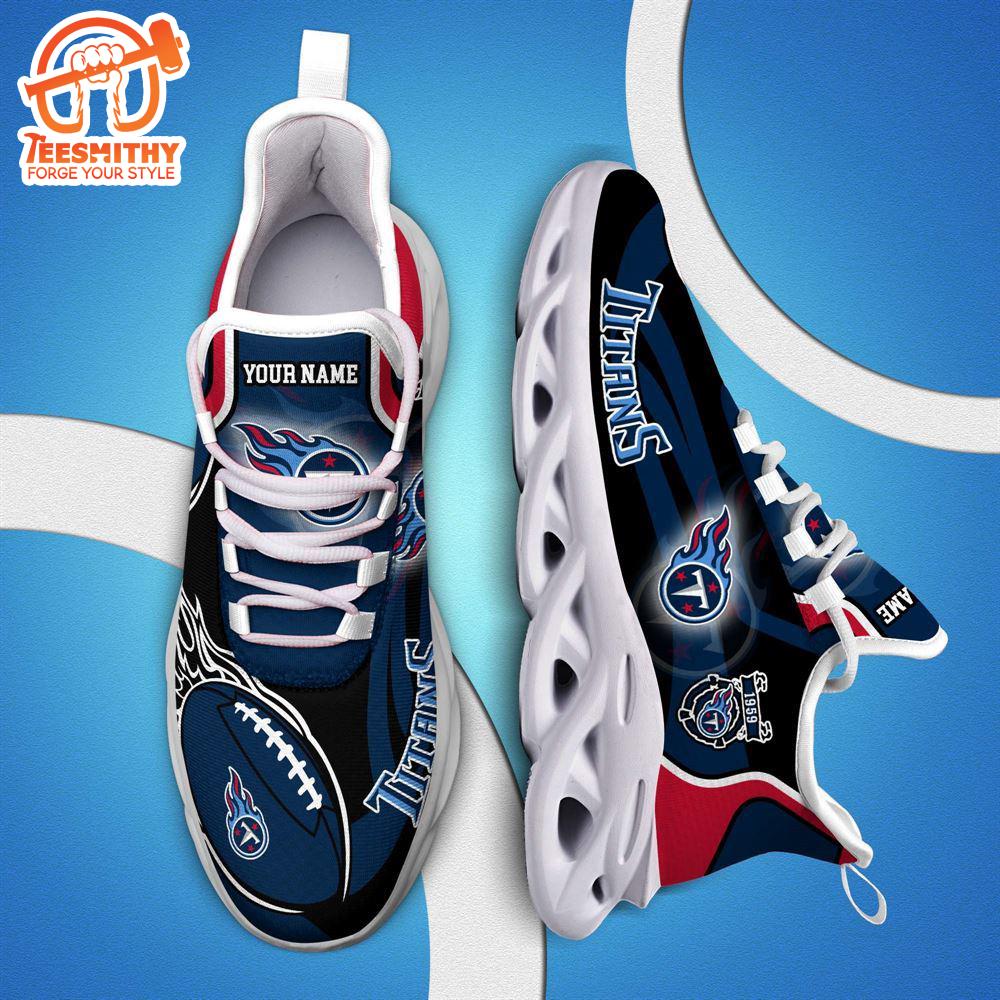 NFL Max Soul Shoes, Nfl Tennessee Titans White C Shoes For Fans