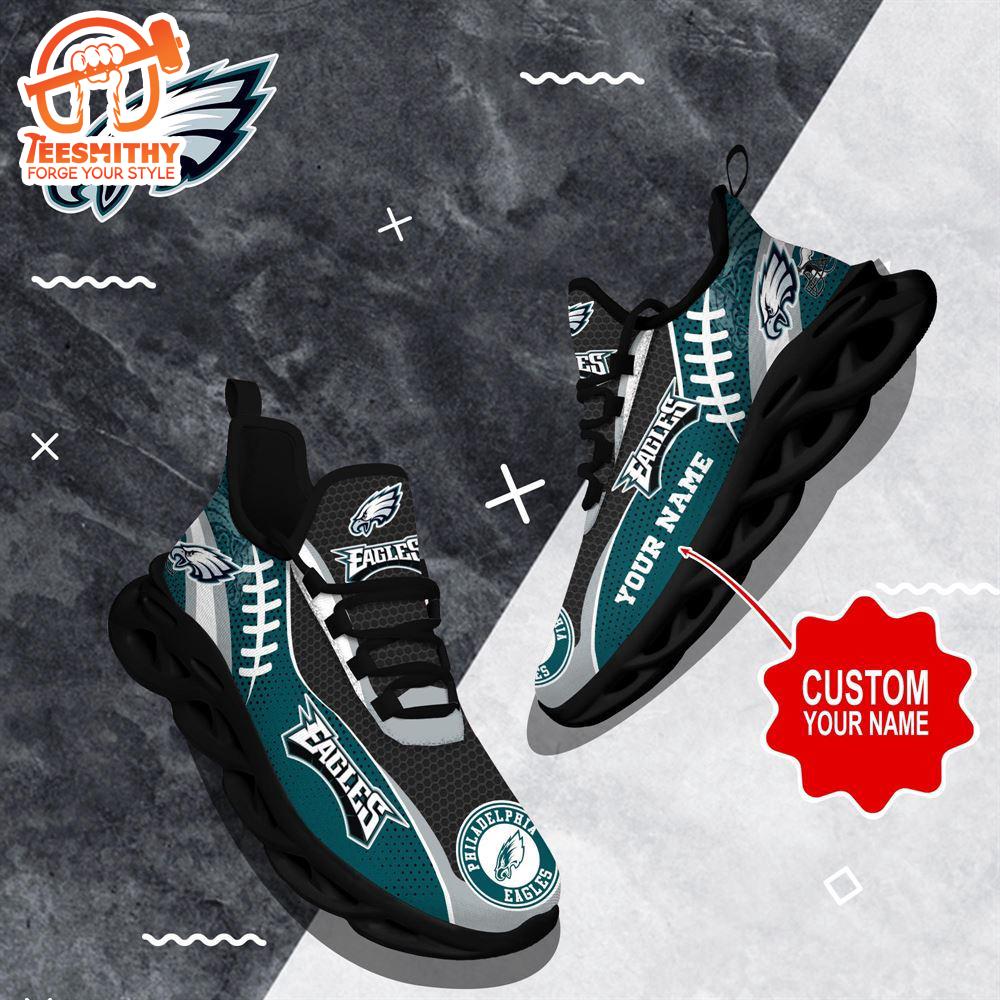 NFL Max Soul Shoes, Philadelphia Eagles Shoes Custom Nfl Sport Loves