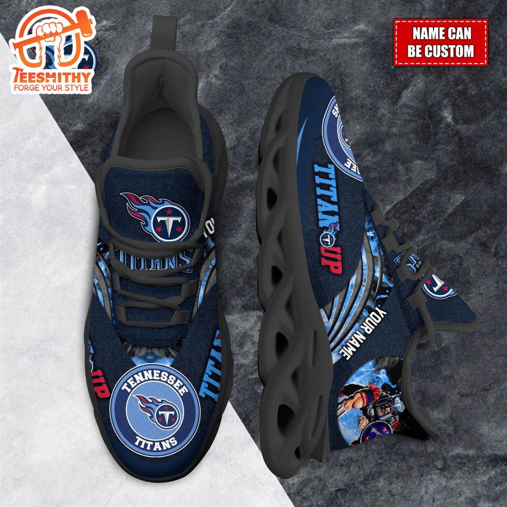 NFL Max Soul Shoes, Tennessee Titans Clunky Shoes Custom For Fans