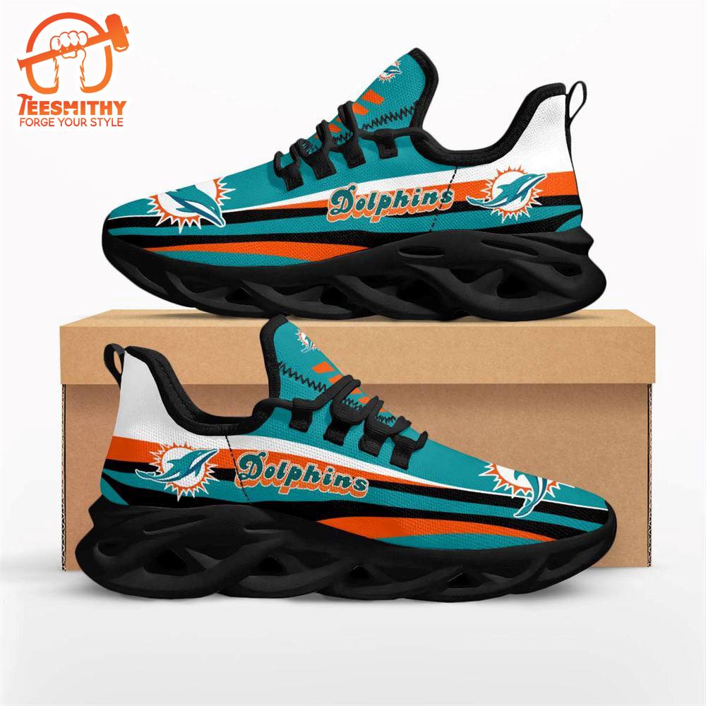 NFL Miami Dolphins Max Soul Running Shoes  For Fans Sports