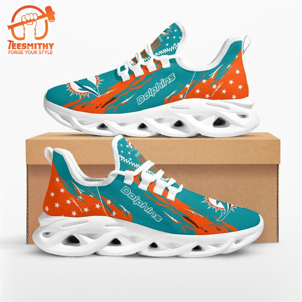 NFL Miami Dolphins Stars and Stripes M Soul Shoes  For Fans Sports