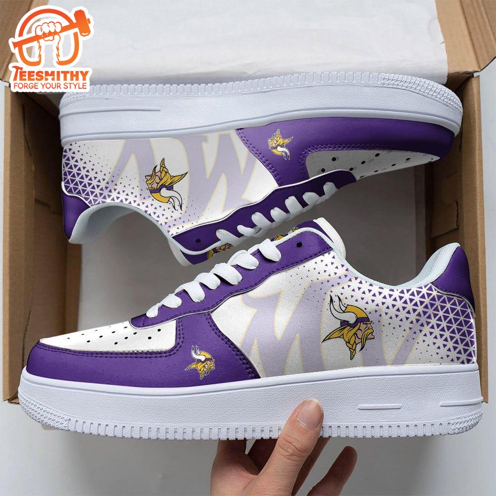 NFL Minnesota Vikings Air Force 1 Shoes For Fans  Gift For Christmas