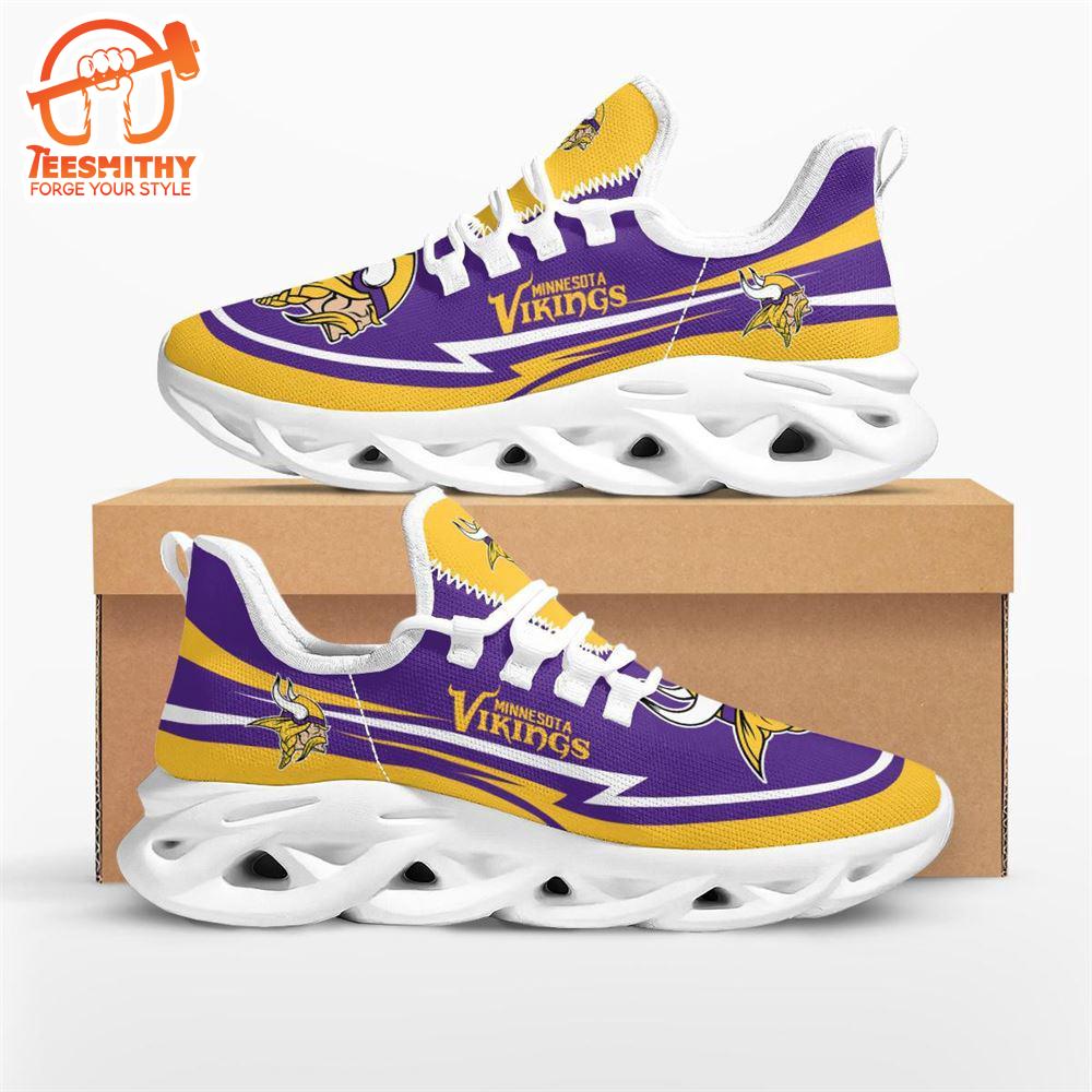 NFL Minnesota Vikings Are Coming Curves Max Soul Shoes  For Fans Sports