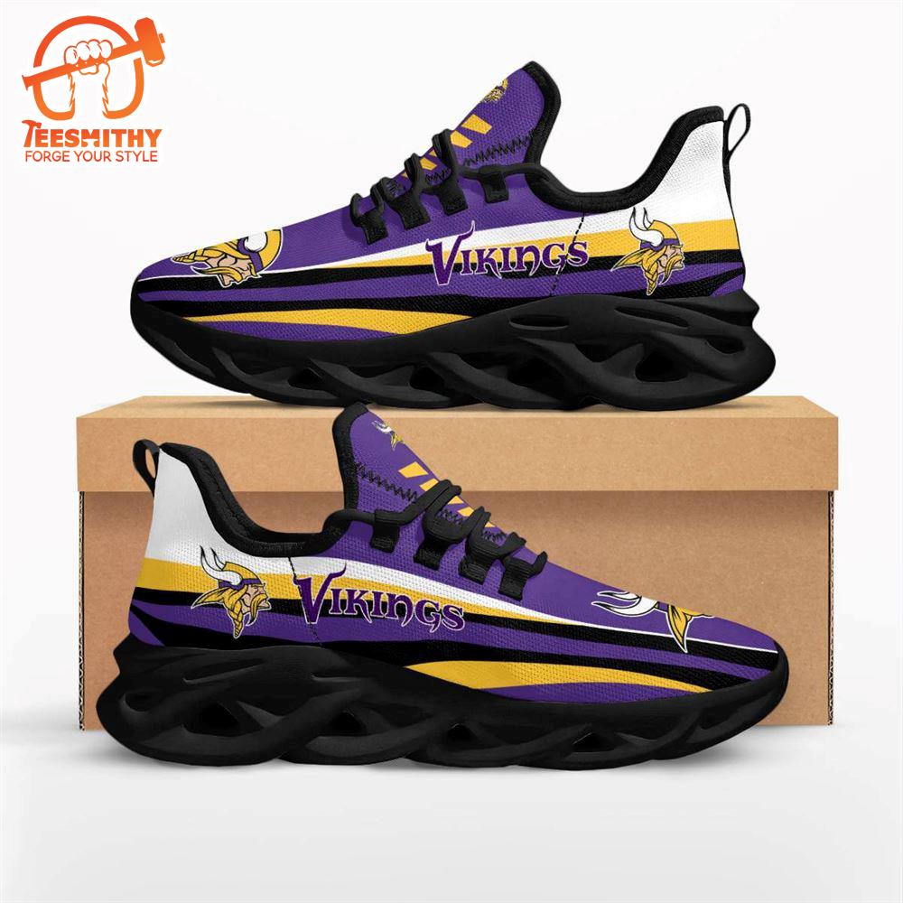 NFL Minnesota Vikings Max Soul Running Shoes  For Fans Sports