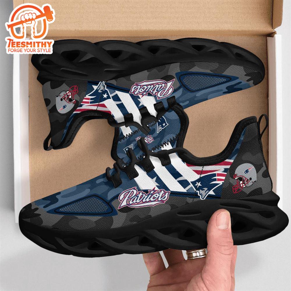 NFL New England Patriots Military Camouflage M Soul Shoes  For Fans Sports