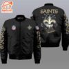 Nfl New Orleans Saints 3D Bomber Jacket  Gift For Fans