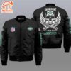 Nfl New York Jets Wings Skull 3D Bomber Jacket  Gift For Fans